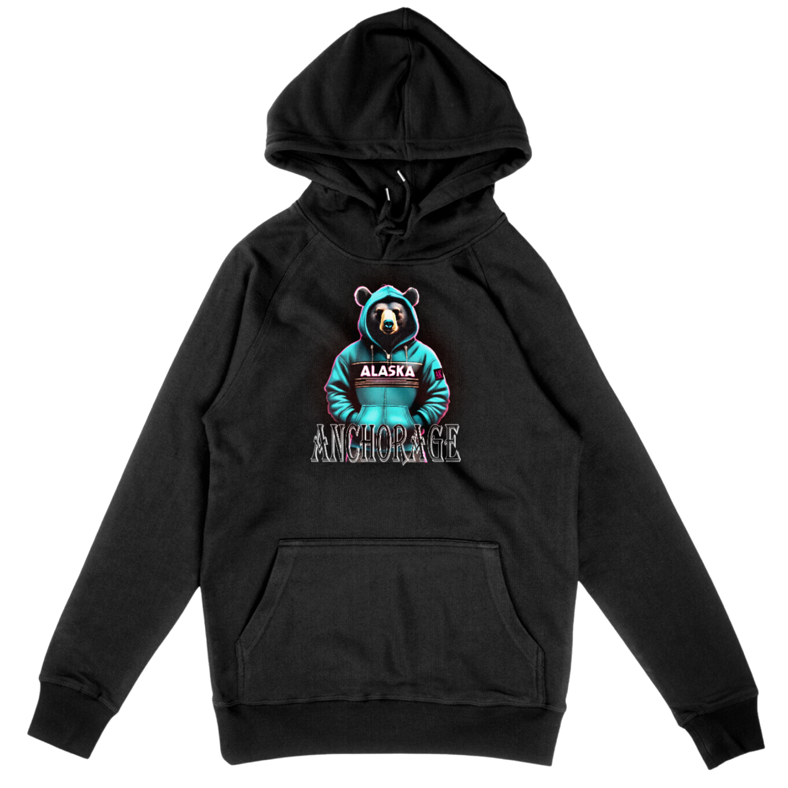 Anchorage City Bear Unisex Hoodie